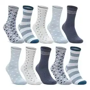 Damensocken sockenkauf24 10 Paar Damen Socken Baumwolle