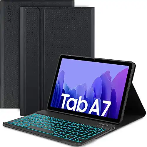 Samsung-Tab-A7-Hülle mit Tastatur EasyAcc Tastatur Hülle