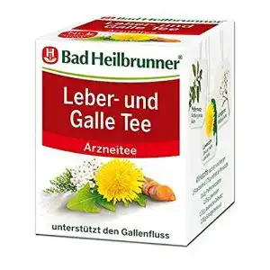Lebertee Bad Heilbrunner Leber- und Galle Tee, 6er Pack