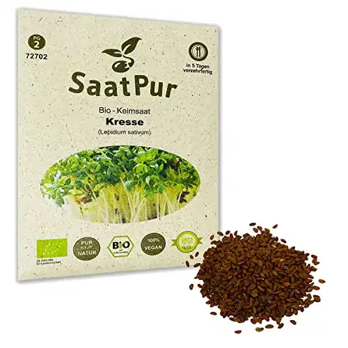 Kressesamen SaatPur Kresse BIO Keimsprossen 75g
