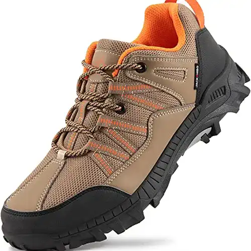 Nordic-Walking-Schuhe JACKSHIBO Wanderschuhe, Khaki 42EU
