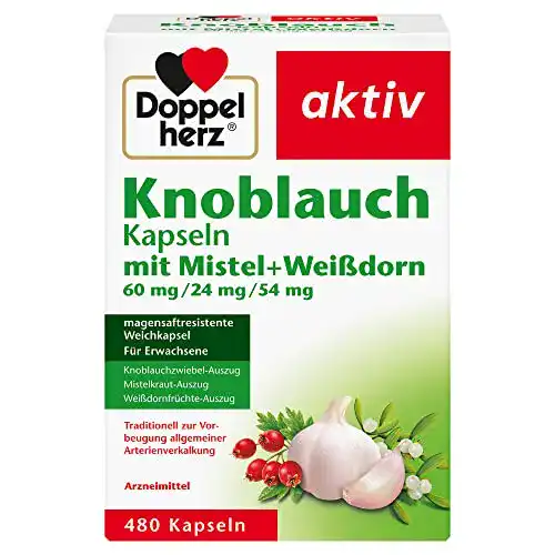 Die beste Knoblauch-Kapseln Doppelherz Knoblauch Kapseln, 480 Kapseln 2026 Test Bestseller Knoblauch-Kapseln Doppelherz Knoblauch Kapseln, 480 Kapseln