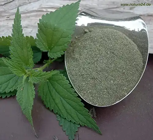 Brennnesselpulver Naturix24 Brennnesselblätter gemahlen 500 g