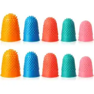 Fingerhut Outus 10 Stück Gummi Fingerspitzen Silikon