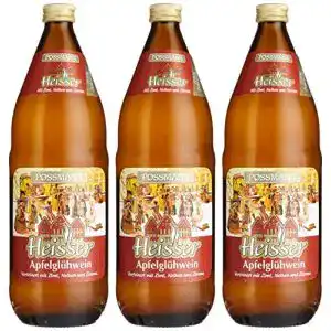 Possmann-Apfelwein Possmann HEISSER Apfelglühwein 3 x 1 l