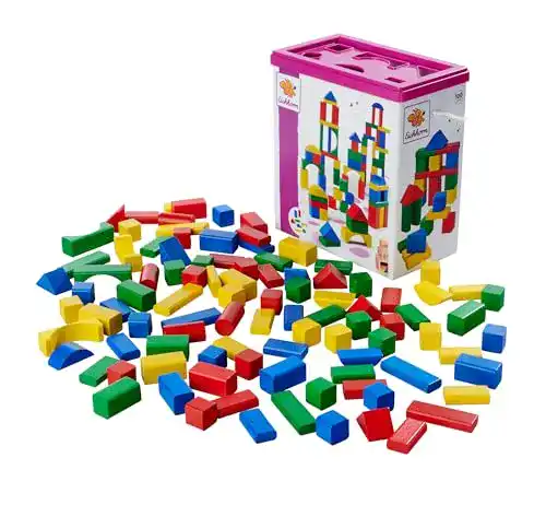 Die beste Eichhorn-Holzbausteine Eichhorn 100 bunte Holzbausteine 2026 Test Bestseller Eichhorn-Holzbausteine Eichhorn 100 bunte Holzbausteine