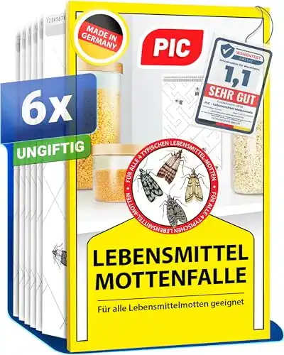 Die beste Mottenfalle PIC Lebensmittel, 6 Stück 2026 Test Bestseller Mottenfalle PIC Lebensmittel, 6 Stück