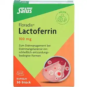 Lactoferrin SALUS Pharma GmbH Floradix 100 mg Kapseln, 30St