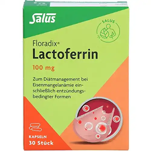 Lactoferrin SALUS Pharma GmbH Floradix 100 mg Kapseln, 30St