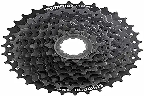 Shimano-Kassette SHIMANO Kassette 9 Fach, Schwarz