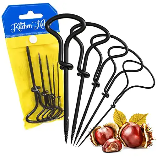 Handbohrer Kitchen Helpis ® Set, 5-teilig, Kastanien-, 1,5-5 mm