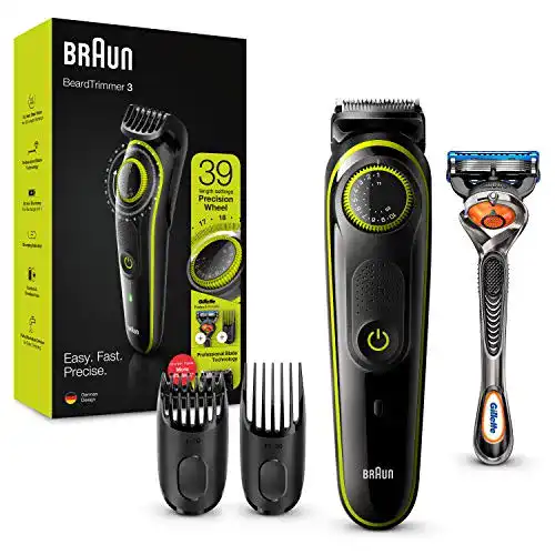 Braun-Barttrimmer Braun Set für Bart, Gesicht, Kopfhaar, BT3241