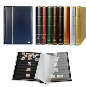 Briefmarkenalbum Prophila Collection Prophila 60 Schwarze Seiten