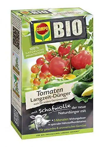 Die beste Compo-Dünger Compo BIO Tomaten Langzeit-Dünger 2026 Test Bestseller Compo-Dünger Compo BIO Tomaten Langzeit-Dünger