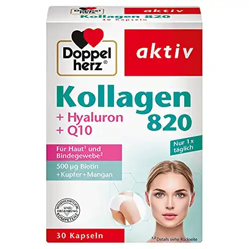 Kollagen-Kapseln Doppelherz Kollagen 820, 30 Kapseln