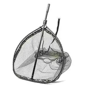 Raubfischkescher Westin W3 CR Landing Net XL 70x85x80cm – für Hechte & Zander, Hechtkescher, Unterfangkescher zum Raubfischangeln, Bootskescher