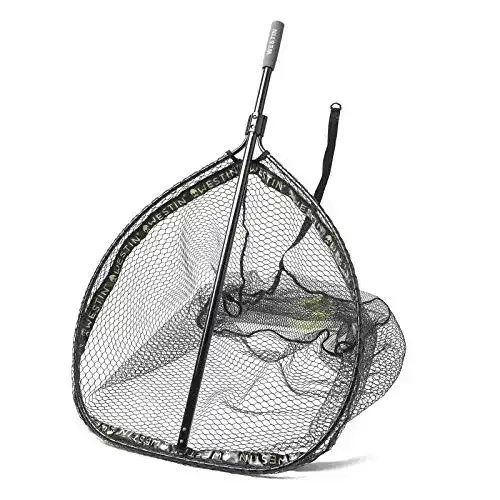 Raubfischkescher Westin W3 CR Landing Net XL 70x85x80cm – für Hechte & Zander, Hechtkescher, Unterfangkescher zum Raubfischangeln, Bootskescher