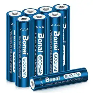 Akkus für Solarleuchten BONAI Akku AAA 600mAh