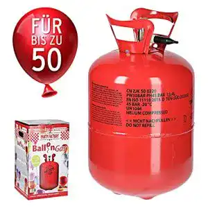 Ballongas Cepewa Helium für 50 Ballons, 400L Gasfüllung