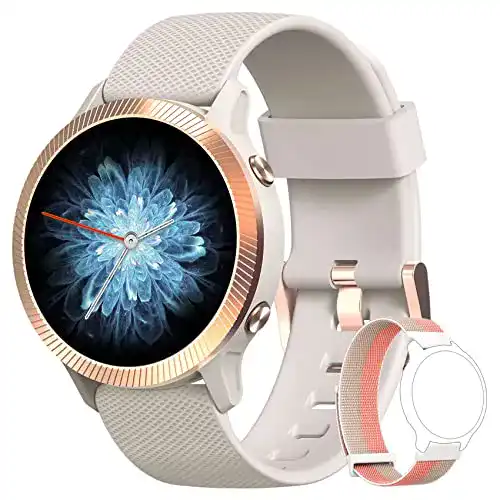 Smartwatch (rund) Blackview Damen, 1.09 Zoll Fitnessuhr
