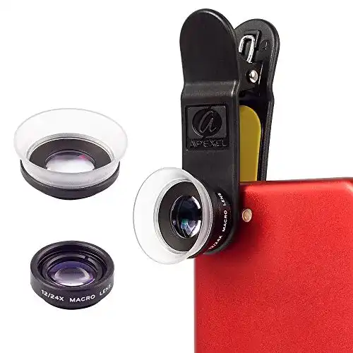 Makro-Objektiv Handy APEXEL 2 in 1 12X Makro Objektiv