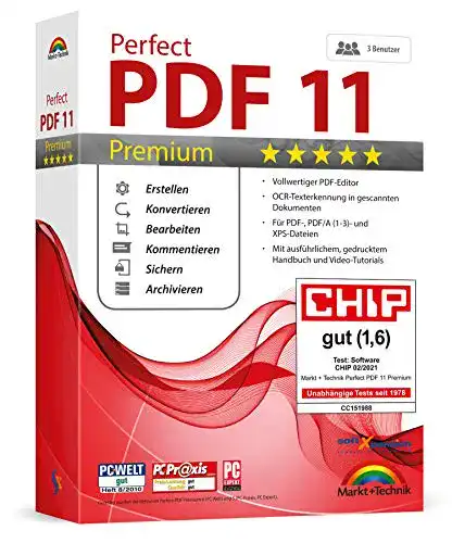 OCR-Software Markt + Technik Perfect PDF 11 PREMIUM inkl. OCR
