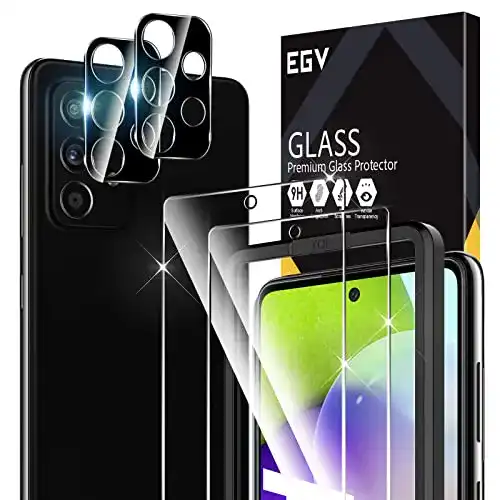 Samsung-Galaxy-A52-Panzerglas EGV 4 Stück Schutzfolie