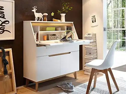 Sekretär möbelando Schreibtsich Bürotisch Laptoptisch Griffith I