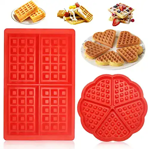 Silikon-Waffelform WELLXUNK Silikon Backform, 2 Stück
