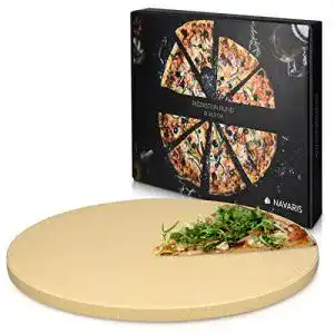 Pizzastein (rund) Navaris Pizzastein XL aus Cordierit Ø 30,5cm