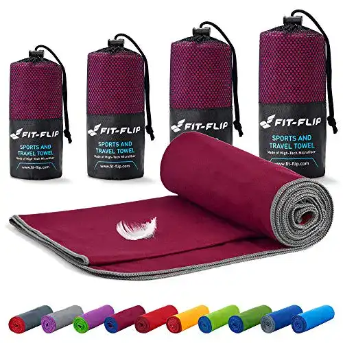 Mikrofaser-Handtuch Fit-Flip Mikrofaser Handtuch Set, 18 Farben