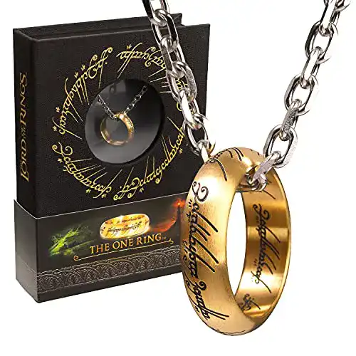 Herr-der-Ringe-Ring The Noble Collection   Der Eine Ring Colgante