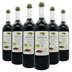 Sauerkirschsaft Bleichhof Bio- (6x 0,72l) – 100% Direktsaft, bio