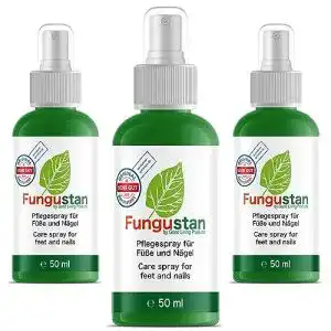 Fußpilz-Spray Good Living Products Fungustan (3 Flaschen á 50ml)
