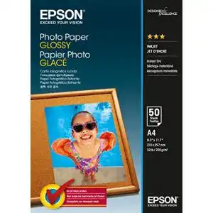 Epson-Fotopapier Epson Foto Papier glänzend A4 50 Blatt