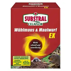Wühlmausköder Substral Celaflor Wühlmaus & Maulwurf Ex Stop