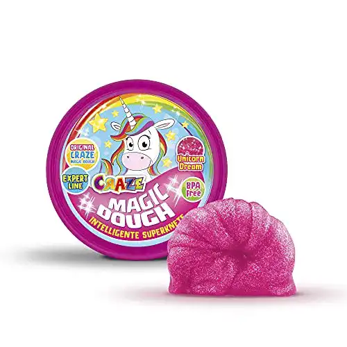 Intelligente Knete CRAZE Magic Dough Unicorn Superknete
