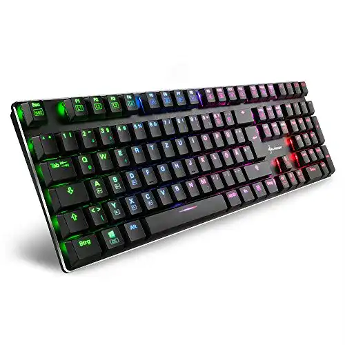 Die beste Sharkoon-Tastatur Sharkoon PureWriter RGB Mechanisch 2026 Test Bestseller Sharkoon-Tastatur Sharkoon PureWriter RGB Mechanisch