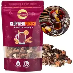 Glühweingewürz NUTRIPUR Punsch und Glühwein, 100g Beutel