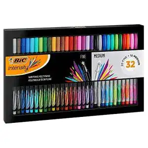 Stift BIC Intensity Fineliner Set, Filze mit 32, feine & mittlere Spitze