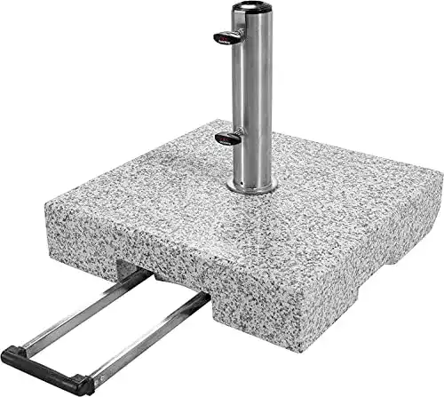 Sonnenschirmständer mit Rollen Doppler SL-AZ Granit 72kg