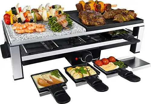 Steba-Raclette Steba Multi Raclette RC 108 Natursteingrillplatte