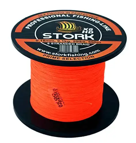 8-fach geflochtene Schnur Stork HDx8, 8-Fach geflochtene premium