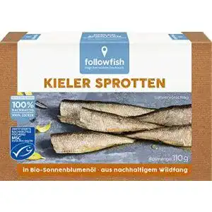 Dosenfisch Followfish MSC Kieler Sprotten in Bio-Sonnenblumenöl