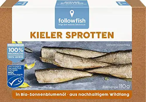 Dosenfisch Followfish MSC Kieler Sprotten in Bio-Sonnenblumenöl
