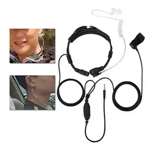 Kehlkopfmikrofon Tangxi Universal-Headset, 3,5-mm-PTT-Hals