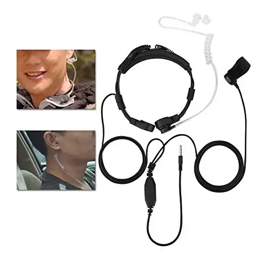 Die beste Kehlkopfmikrofon Tangxi Universal-Headset, 3,5-mm-PTT-Hals 2026 Test Bestseller Kehlkopfmikrofon Tangxi Universal-Headset, 3,5-mm-PTT-Hals