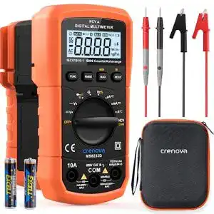 Multimeter Crenova MS8233D Automatisch Digital Tragbar mit LCD
