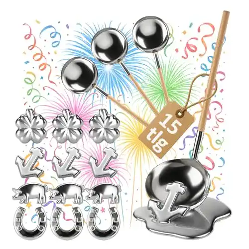 Zinngiessen Robin Goods ® 15-teiliges Set Zinngießen