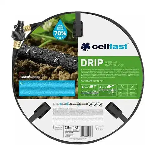 Perlschlauch Cellfast Tropfschlauch 1/2′ 7,5m 3-tlg. Schlauchset